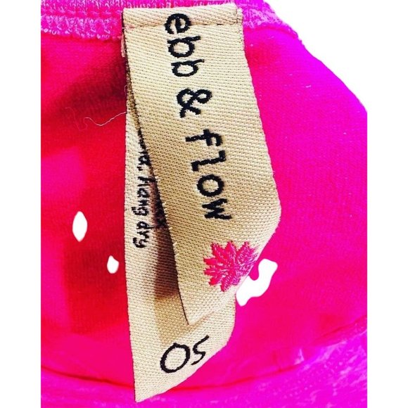 Ebb And Flow Women's HOT PINK BARBIE RACER BACK TOP Shirt  SIZE M - Picture 8 of 8